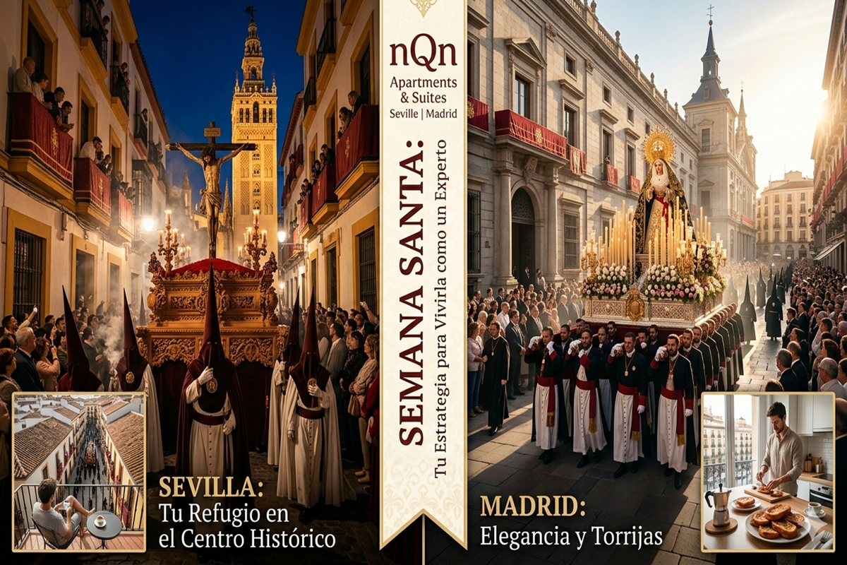Alojamiento en Semana Santa en Sevilla y Madrid